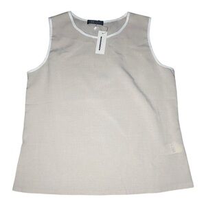 CBR NWT Women's Elegant Beige Sleeveless Top